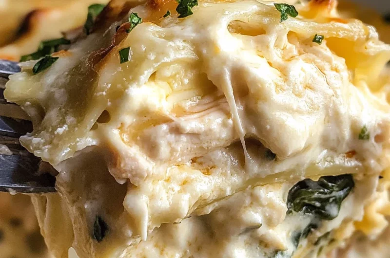 Crock Pot Chicken Lasagna