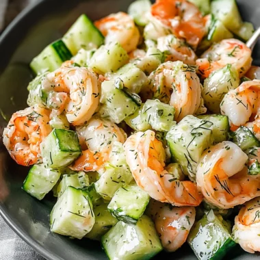 Cucumber Shrimp Salad