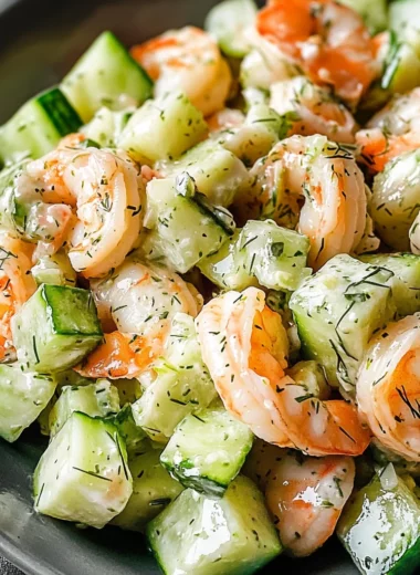 Cucumber Shrimp Salad