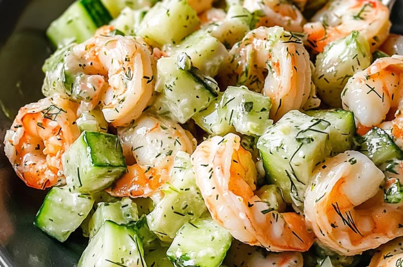 Cucumber Shrimp Salad