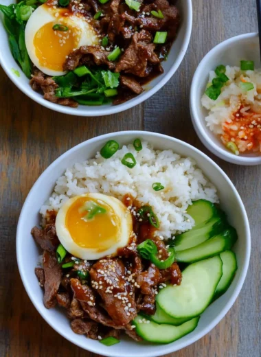 Easy Beef Bulgogi Bowls