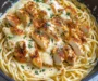 Easy Creamy Cajun Chicken Spaghetti with Garlic Mozzarella Sauce