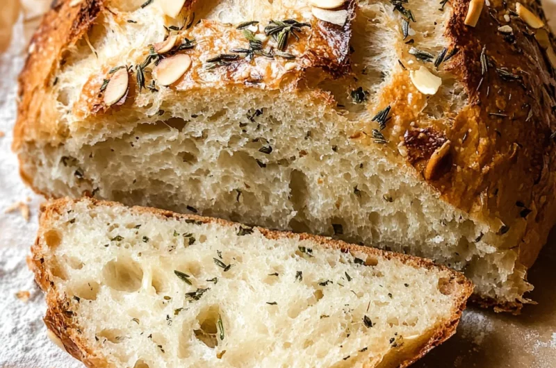 Garlic Herb Dutch Oven Bread Recipe You'll Love Today!