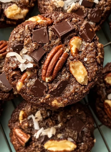 German Chocolate Cookies