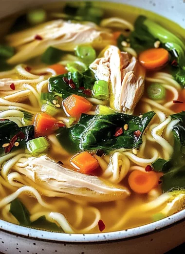 Ginger Garlic Chicken Noodle Soup: An Incredible Ultimate Recipe for Comfort