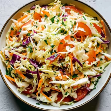 Greek Cabbage Salad - Lahanosalata (vinegar coleslaw)
