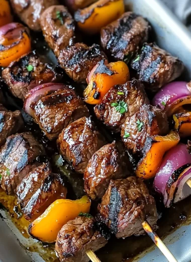 Healthy Skirt Steak Kabobs