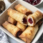 Homemade Air Fryer Cherry Cheesecake Egg Rolls
