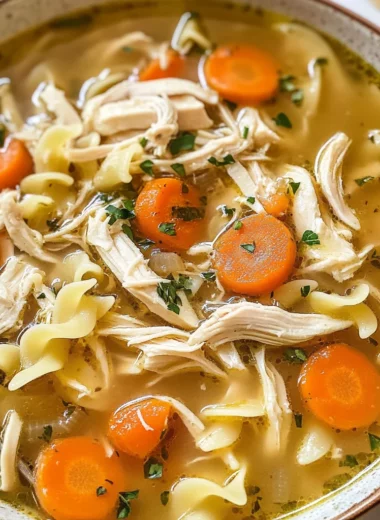 Homemade Chicken Noodle Soup Recipe