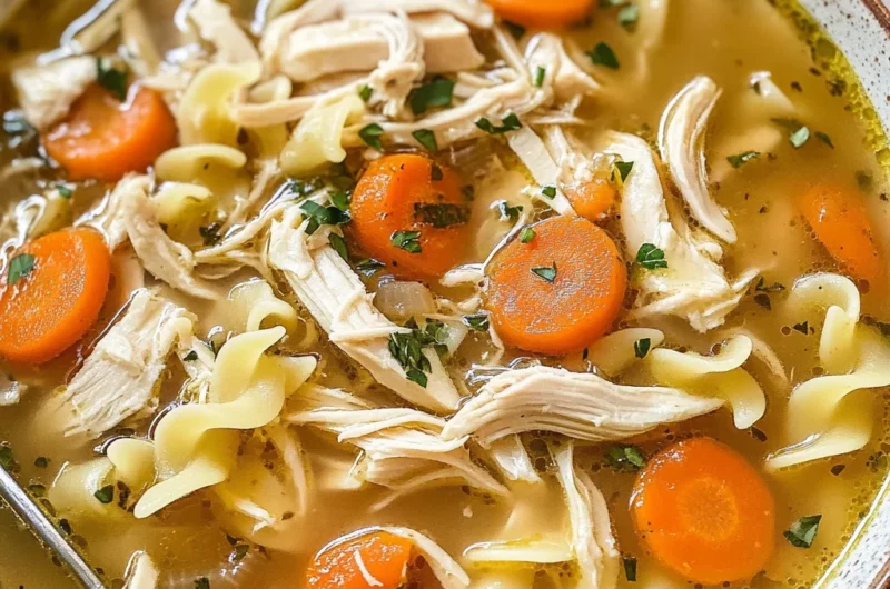Homemade Chicken Noodle Soup Recipe