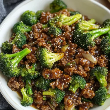Honey Garlic Ground Beef and Broccoli – A Quick and Flavorful Stir-Fry