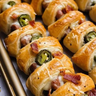 Jalapeno Popper Pigs in a Blanket