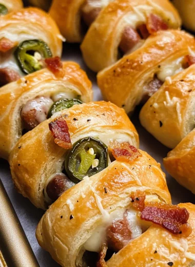 Jalapeno Popper Pigs in a Blanket
