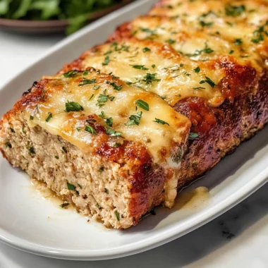 Juicy Garlic Parmesan Chicken Meatloaf: Comfort Food Delight