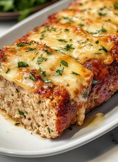 Juicy Garlic Parmesan Chicken Meatloaf: Comfort Food Delight