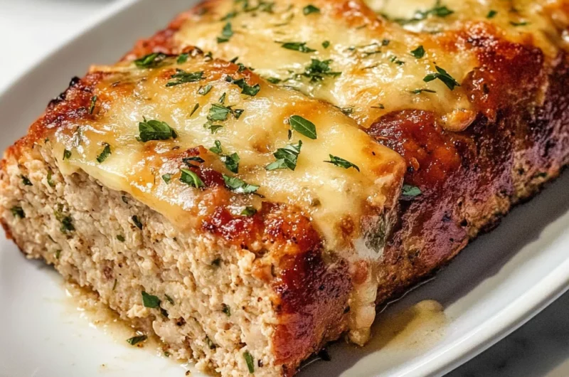 Juicy Garlic Parmesan Chicken Meatloaf: Comfort Food Delight