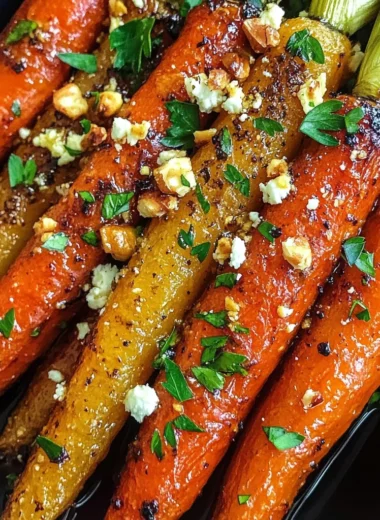 Maple Dijon Roasted Carrots