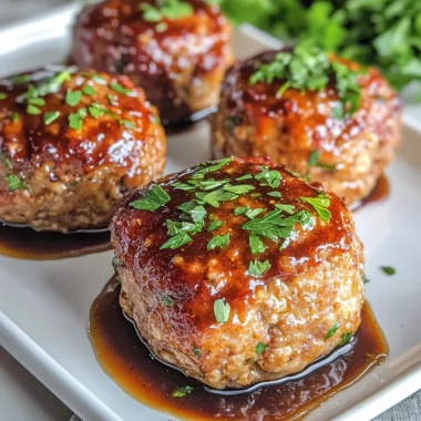 Mini Turkey Meatloaf