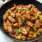 One-Pan Cajun Chicken Sausage & Rice