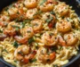 One Pan Parmesan Orzo with Shrimp