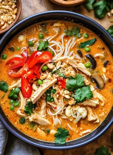 One Pot Thai Chicken Soup