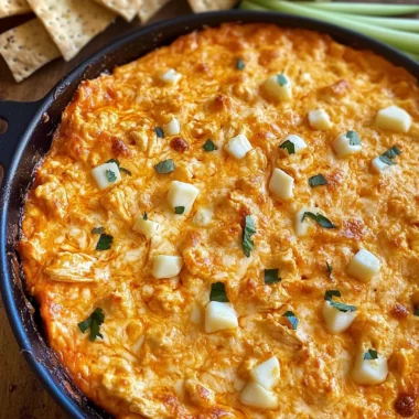 Oven Buffalo Chicken Dip