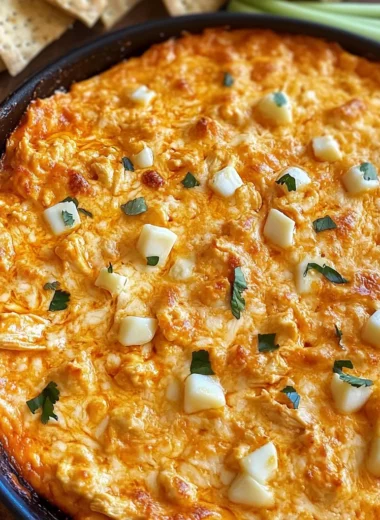 Oven Buffalo Chicken Dip