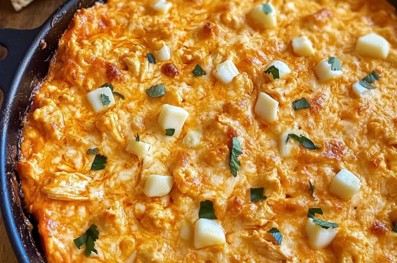Oven Buffalo Chicken Dip