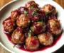 Quick Cranberry Meatballs (Christmas Recipe)