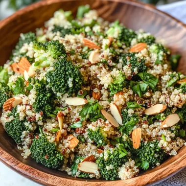 Roasted Broccoli Quinoa Salad