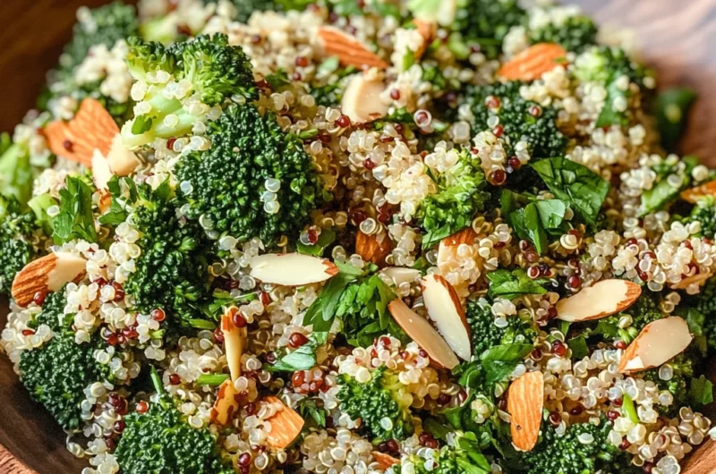 Roasted Broccoli Quinoa Salad