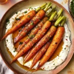 Roasted Carrots with Whipped Ricotta and Hot Honey