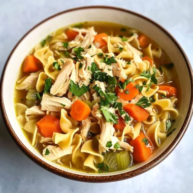 Slow Cooker Chicken Noodle Soup