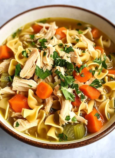 Slow Cooker Chicken Noodle Soup