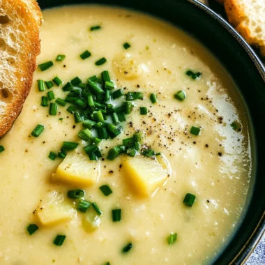 Slow Cooker Potato Leek Soup Recipe