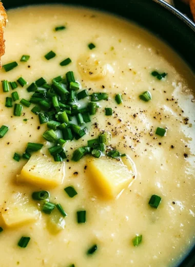 Slow Cooker Potato Leek Soup Recipe