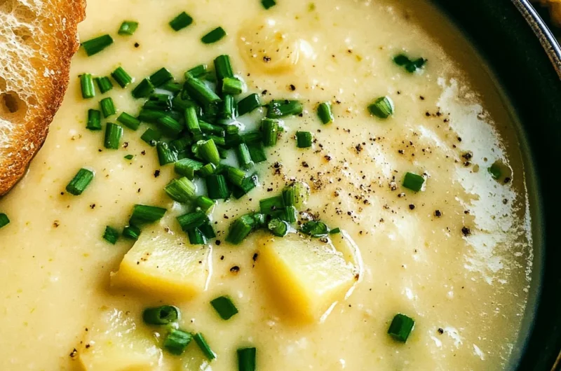 Slow Cooker Potato Leek Soup Recipe