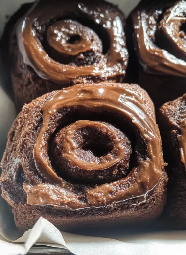 Small Batch MOLTEN Double Chocolate Cinnamon Rolls - Vegan!