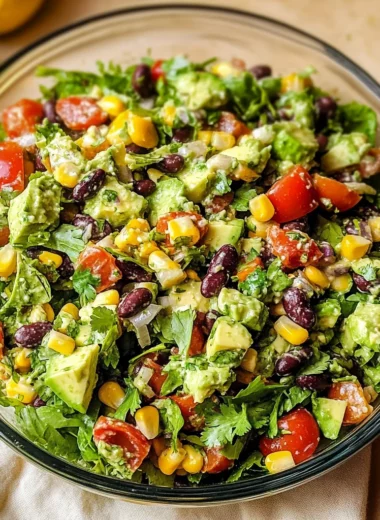 Southwestern Chopped Salad with Cilantro-Lime Dressing