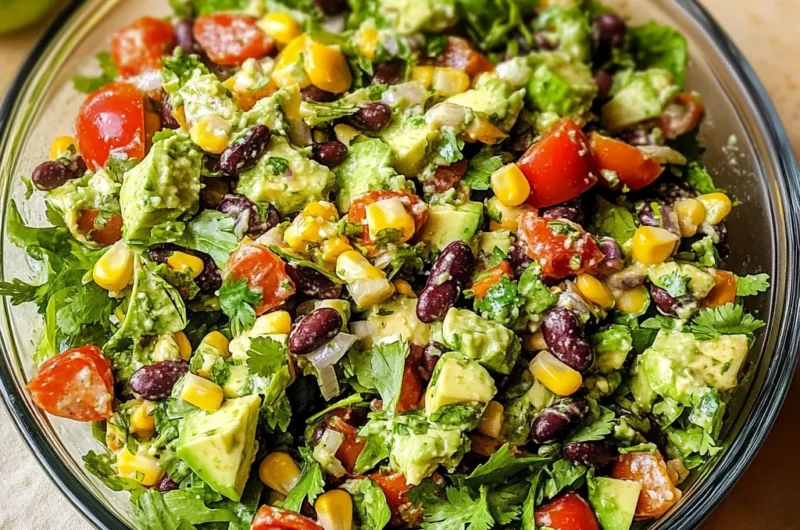 Southwestern Chopped Salad with Cilantro-Lime Dressing