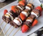 Strawberry Brownie Kabobs