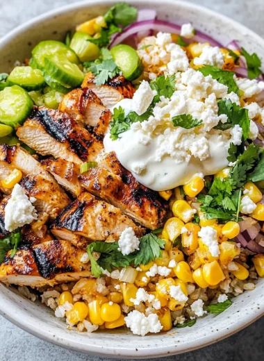 Tasty Street Corn Chicken Bowl