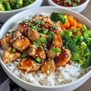 Teriyaki Chicken Rice Bowl
