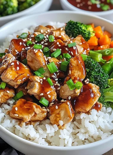 Teriyaki Chicken Rice Bowl
