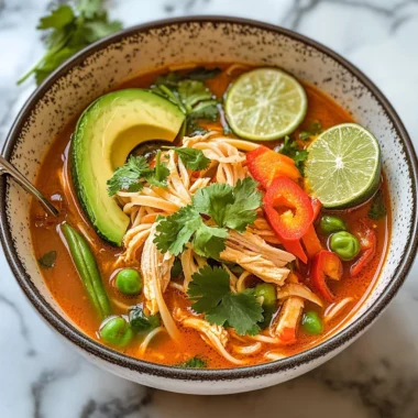 Thai Chicken Noodle Soup