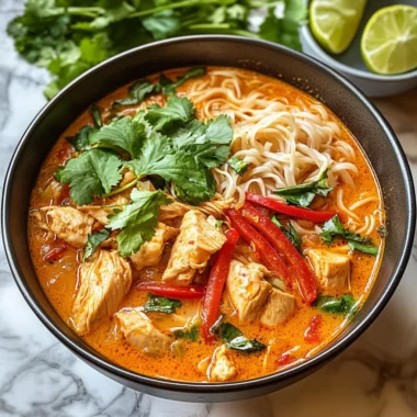 Thai Red Curry Noodle Soup