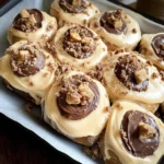 chocolate peanut butter sweet rolls