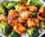 Air Fryer Chicken Bites and Broccoli