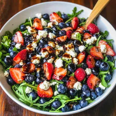 Arugula Salad with Berries
