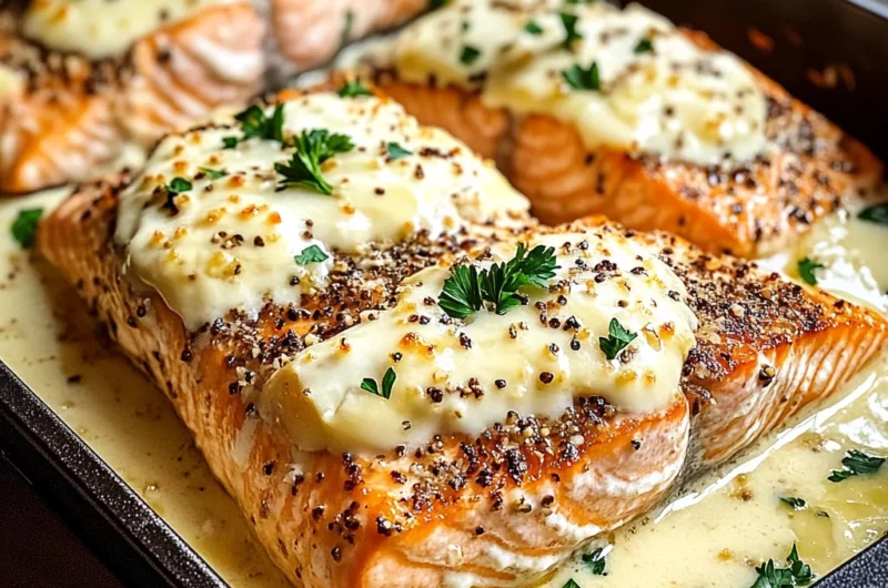 Baked Boursin Salmon – Creamy, Flavorful & Perfectly Baked